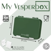 My Vesperbox - Len - in vielen Motiven verfügbar - Dunkelgrün
