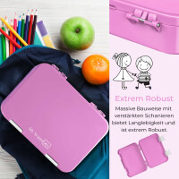 My Vesperbox - Len - in vielen Motiven verfügbar - Rosa Pferde