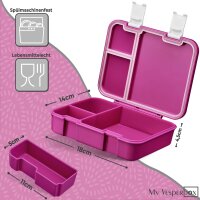 My Vesperbox "JIN" - in vielen Motiven verfügbar - Lila Regenbogen