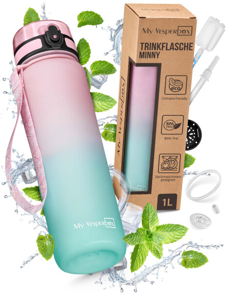 "Minny" - Rosa/Türkis 1l