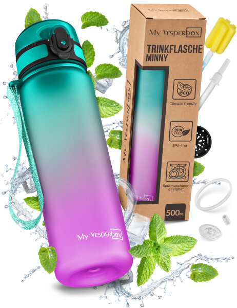 "Minny" - Lila / Grün 500 ml
