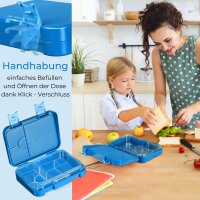 My Vesperbox - Len - in vielen Motiven verfügbar - Blau Fußball