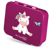 "Bia" - Lila - Auslaufsicher Einhorn sitzend