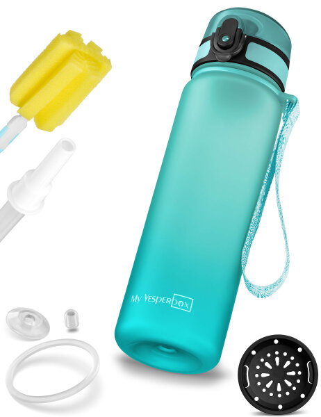 "Minny" - Blau-Türkis 750 ml