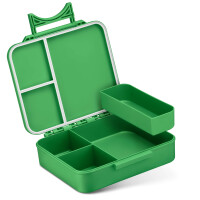 My Vesperbox LIV - Bento Box Kinder - Made in Germany - Biobasierend - Auslaufsicher & Unterteilt - BPA Frei - extrem robust - Lunchbox ? Brotdose mit Fächern - Jausenbox