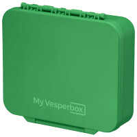 My Vesperbox LIV - Bento Box Kinder - Made in Germany - Biobasierend - Auslaufsicher & Unterteilt - BPA Frei - extrem robust - Lunchbox ? Brotdose mit Fächern - Jausenbox