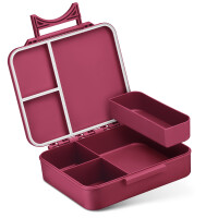 My Vesperbox LIV - Bento Box Kinder - Made in Germany - Biobasierend - Auslaufsicher & Unterteilt - BPA Frei - extrem robust - Lunchbox ? Brotdose mit Fächern - Jausenbox