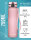 My Vesperbox ? Minny - Kinder Trinkflasche auslaufsicher ? 750ml ? mit Strohhalm oder Sieb - leichte Tritan Wasserflasche - BPA frei - für Kindergarten, Schule (Rosa 750ml)