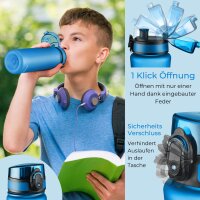 My Vesperbox Liv Set – Brotdose & 500ml Trinkflasche für Kinder – auslaufsicher & BPA-frei – Lunchbox für Schule & Kindergarten - Bento Box Set - Made in Germany