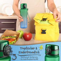 My Vesperbox Liv Set – Brotdose & 500ml Trinkflasche für Kinder – auslaufsicher & BPA-frei – Lunchbox für Schule & Kindergarten - Bento Box Set - Made in Germany