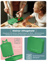 My Vesperbox Liv Set – Brotdose & 500ml Trinkflasche für Kinder – auslaufsicher & BPA-frei – Lunchbox für Schule & Kindergarten - Bento Box Set - Made in Germany