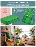 My Vesperbox Liv Set – Brotdose & 500ml Trinkflasche für Kinder – auslaufsicher & BPA-frei – Lunchbox für Schule & Kindergarten - Bento Box Set - Made in Germany