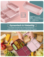 My Vesperbox Liv Set – Brotdose & 500ml Trinkflasche für Kinder – auslaufsicher & BPA-frei – Lunchbox für Schule & Kindergarten - Bento Box Set - Made in Germany