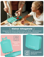 My Vesperbox Liv Set – Brotdose & 500ml Trinkflasche für Kinder – auslaufsicher & BPA-frei – Lunchbox für Schule & Kindergarten - Bento Box Set - Made in Germany