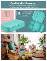 My Vesperbox Liv Set – Brotdose & 500ml Trinkflasche für Kinder – auslaufsicher & BPA-frei – Lunchbox für Schule & Kindergarten - Bento Box Set - Made in Germany