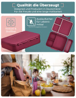 My Vesperbox Liv Set – Brotdose & 500ml Trinkflasche für Kinder – auslaufsicher & BPA-frei – Lunchbox für Schule & Kindergarten - Bento Box Set - Made in Germany
