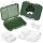 My Vesperbox Len - Bento Box Kinder - Lunchbox mit 4+2 Fächern - extrem robust ? Brotdose ? Brotbox ideal für Kindergarten und Schule (Dunkelgrün Wolf)