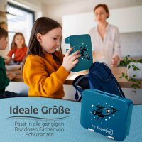My Vesperbox "JIN" - in vielen Motiven verfügbar - Petrol Rakete