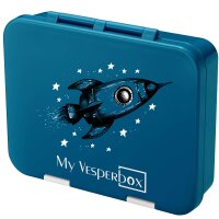 My Vesperbox "JIN" - in vielen Motiven verfügbar - Petrol Rakete