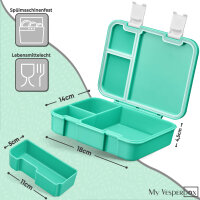 My Vesperbox "JIN" - in vielen Motiven verfügbar - Türkis Schildkröte