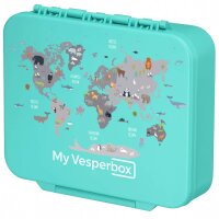 Liv Tuerkis Weltkarte